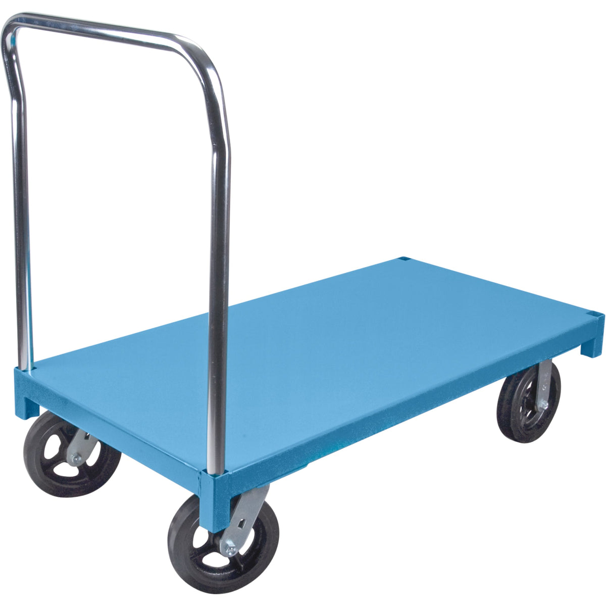 Platform Truck, 60" L x 30" W, 1400 lbs. Capacity, Rubber Casters