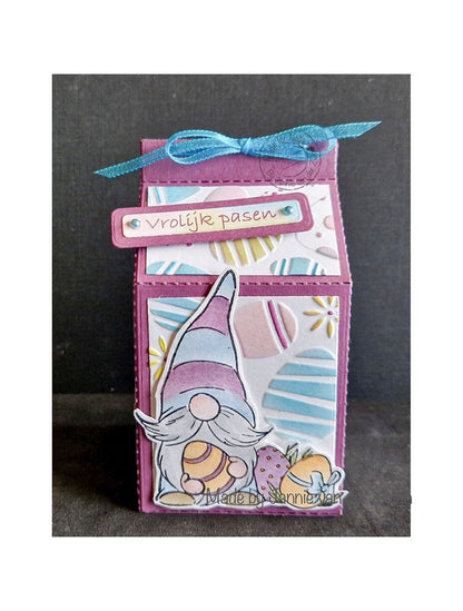Nellie Snellen • Pochoir 15x15cm Fond œufs de Pâques