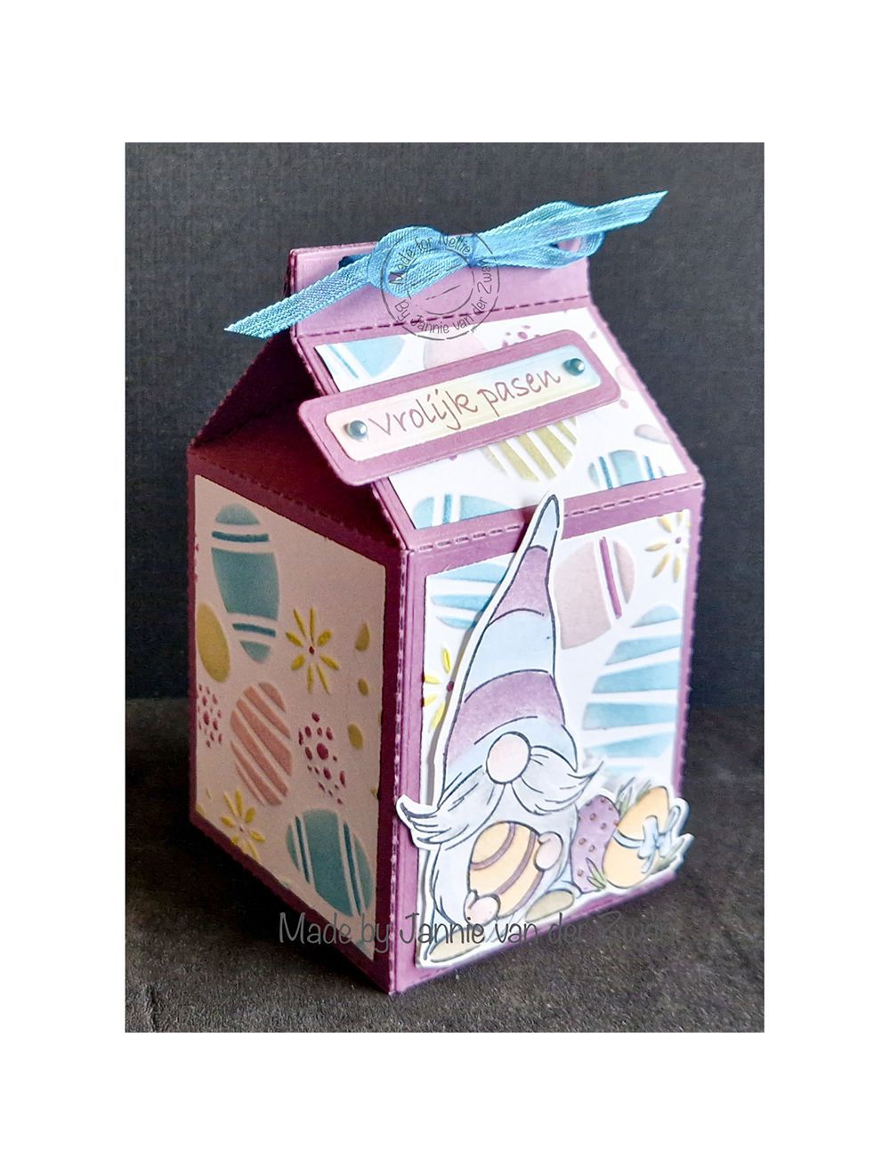 Nellie Snellen • Pochoir 15x15cm Fond œufs de Pâques