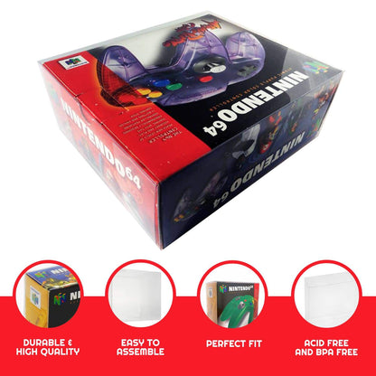 Boîte de contrôleur Nintendo 64 Protecteur EVORETRO 0,40 MM Pack de 1