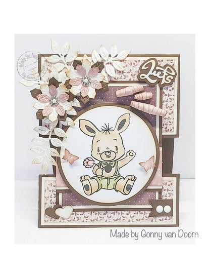 Nellie Snellen • Nellie's Cuties Tampon Transparent Lapin
