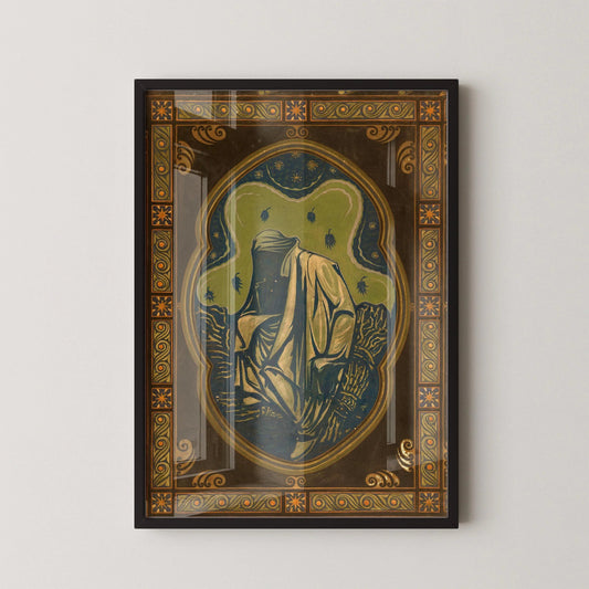 Richard Roland Holst 'Night' Giclee Print: Symbolist Art Nouveau