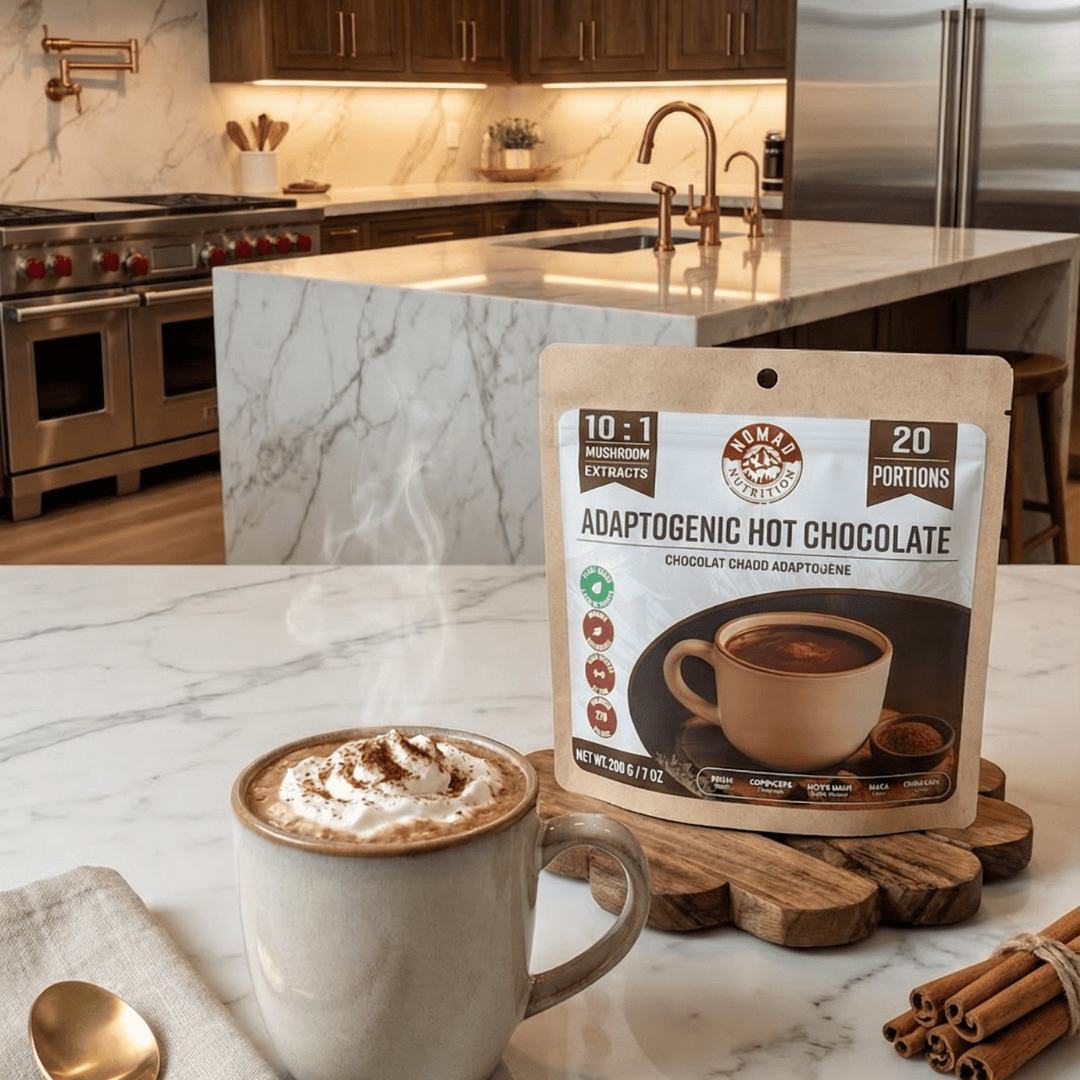 Chocolat chaud adaptogène