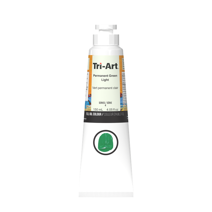 Tri-Art Oil Colours - Permanent Green Light