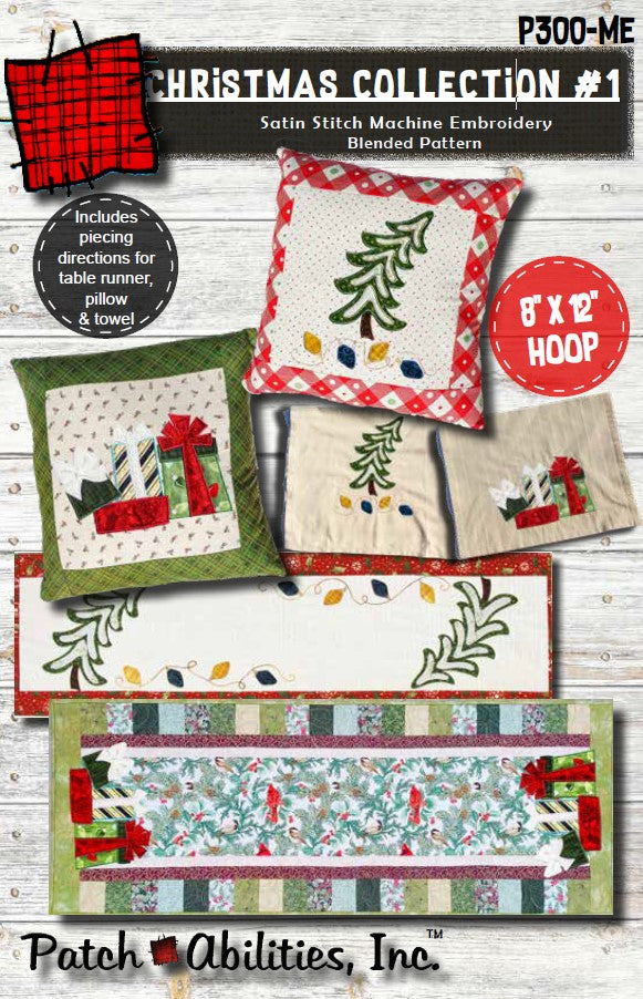 Capacités de Patch - Collection de Noël P300-ME #1 (Broderie Machine)
