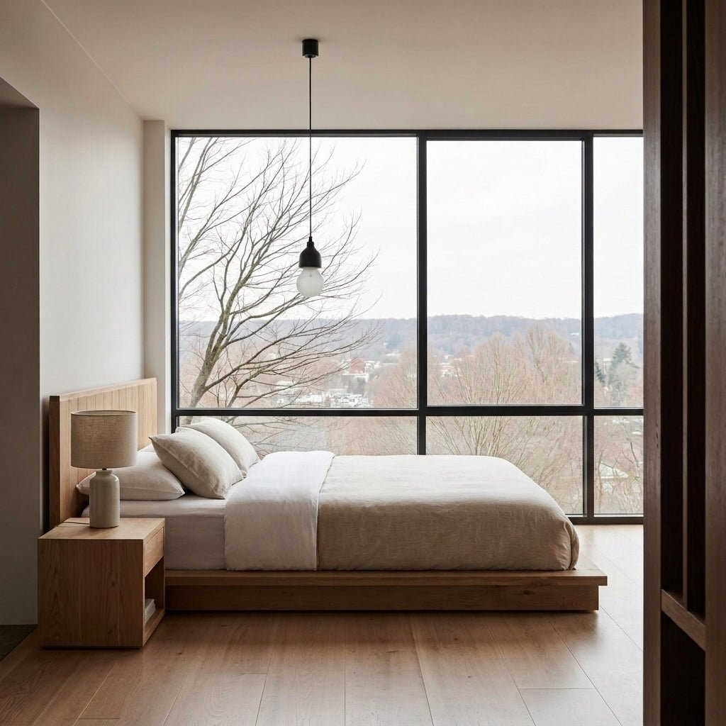 Parana Solid Wood Bed with Nightstands