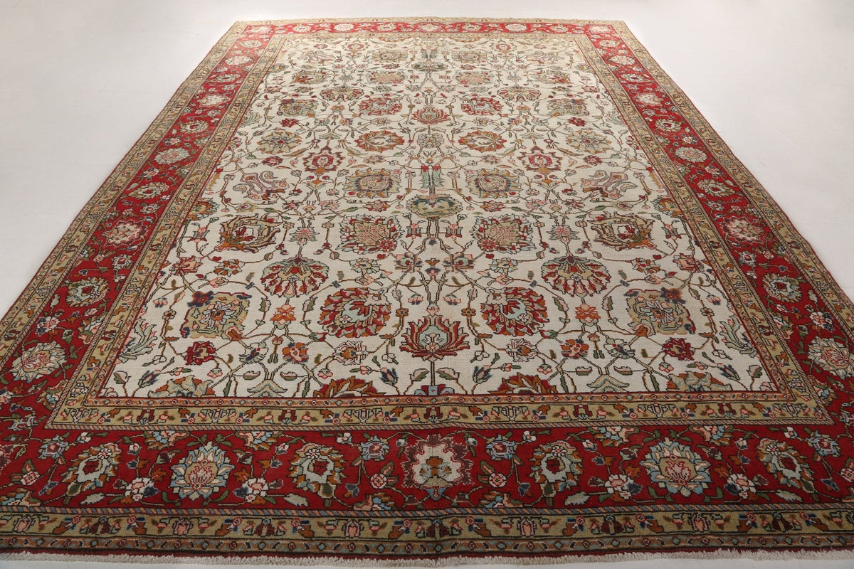 Persian Tabriz Rug | 9' 5" x 12' 10"