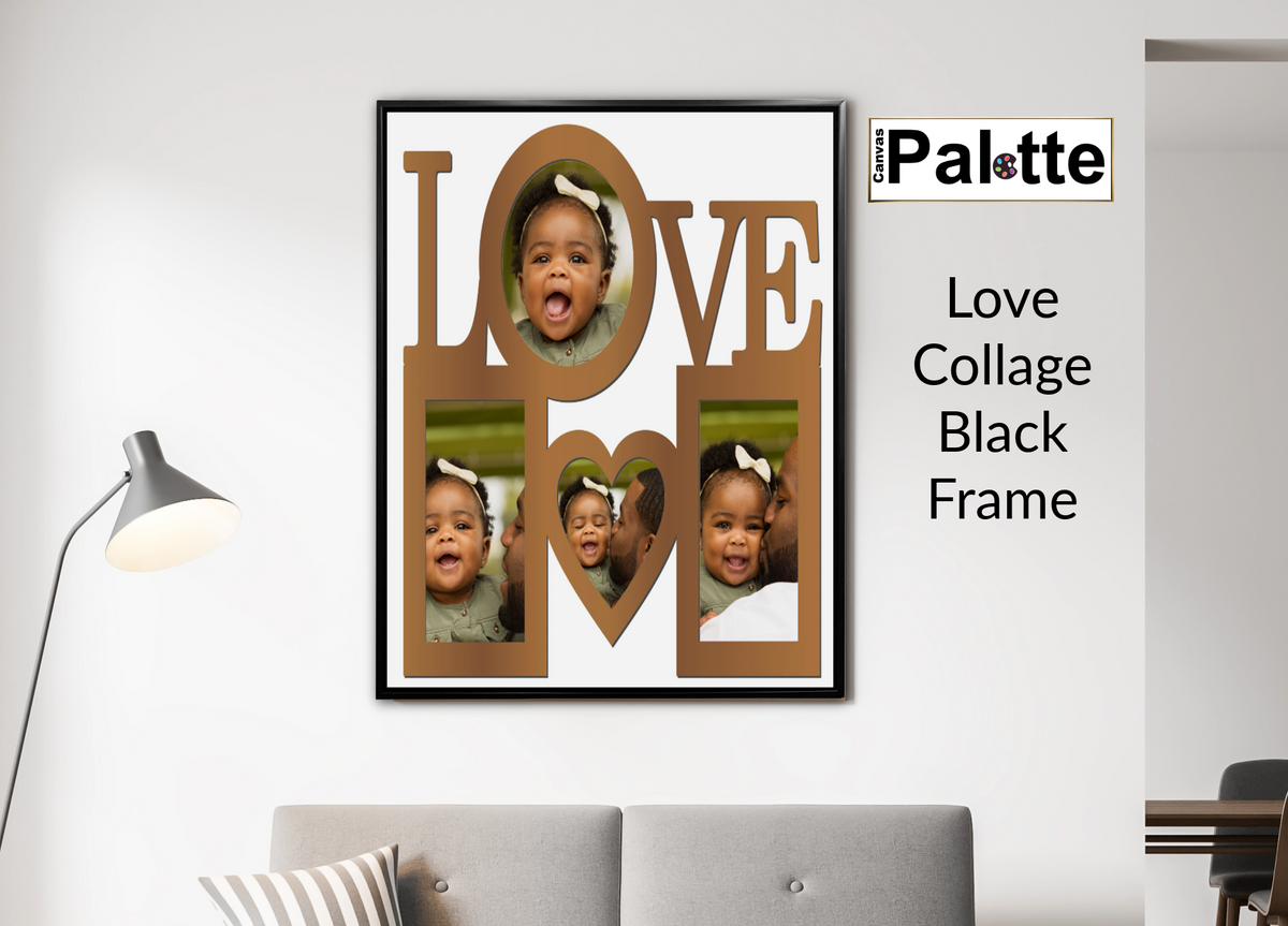Toile photo de collage 16X20 Love