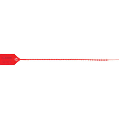 Standard-Duty Security Seal, 12", Plastic, Plastic Seal