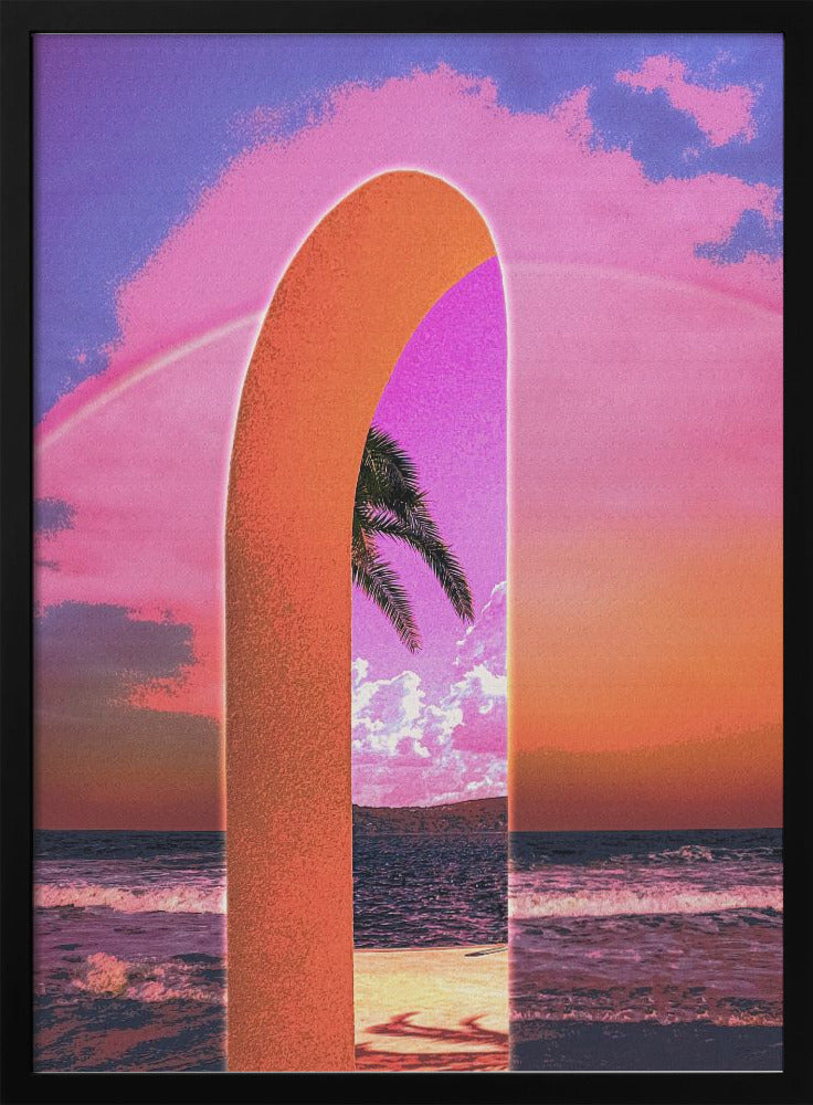 Décoration murale Portal Vaporwave