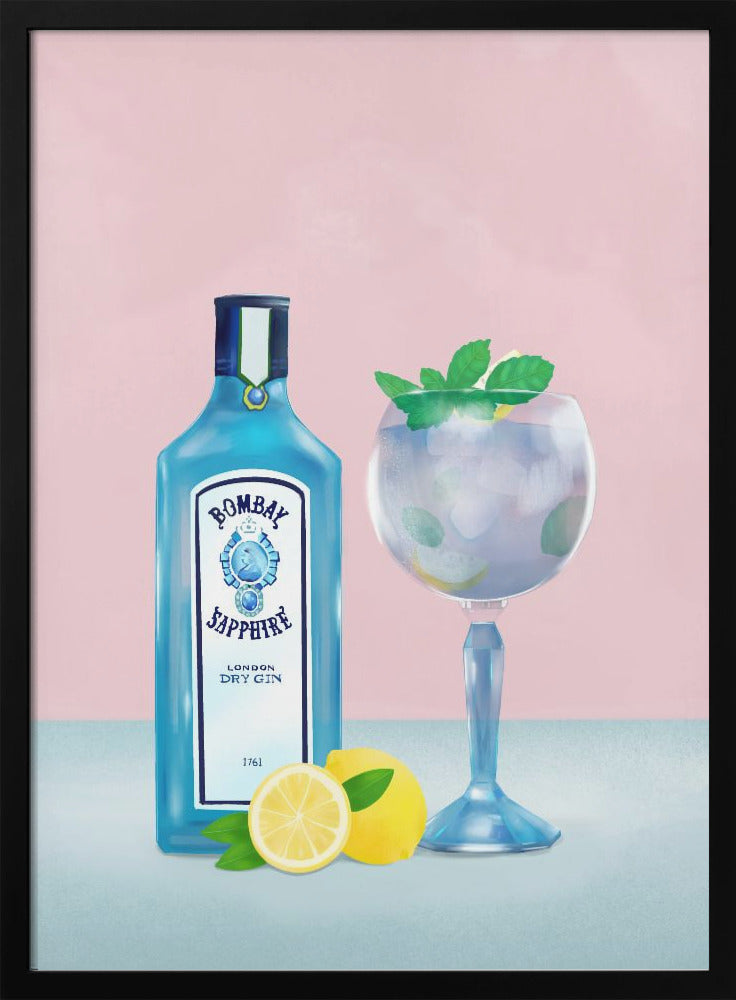 Décoration murale Cocktail au gin