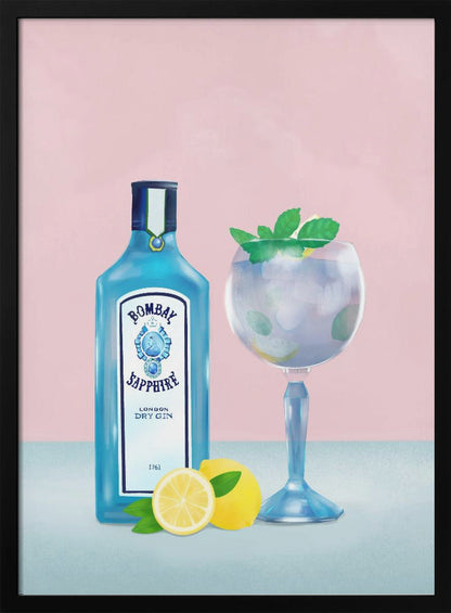 Décoration murale Cocktail au gin