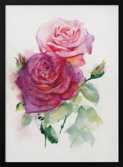 Art mural Rose juin