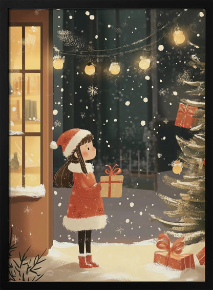 Décoration murale « Esprit de Noël » sur toile