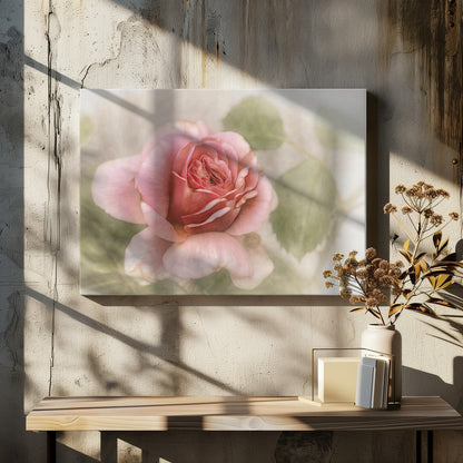 Décoration murale rose lisse