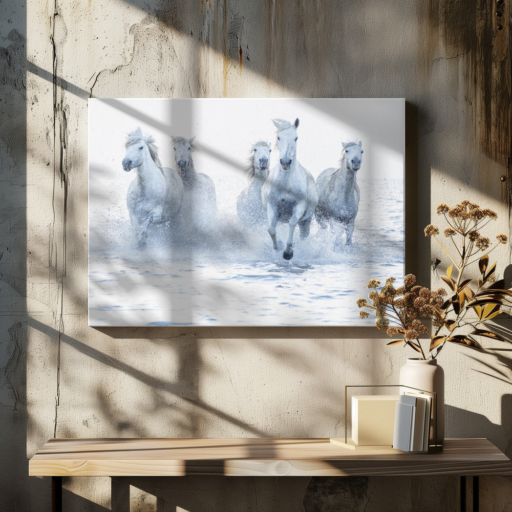 Art mural Chevaux au galop