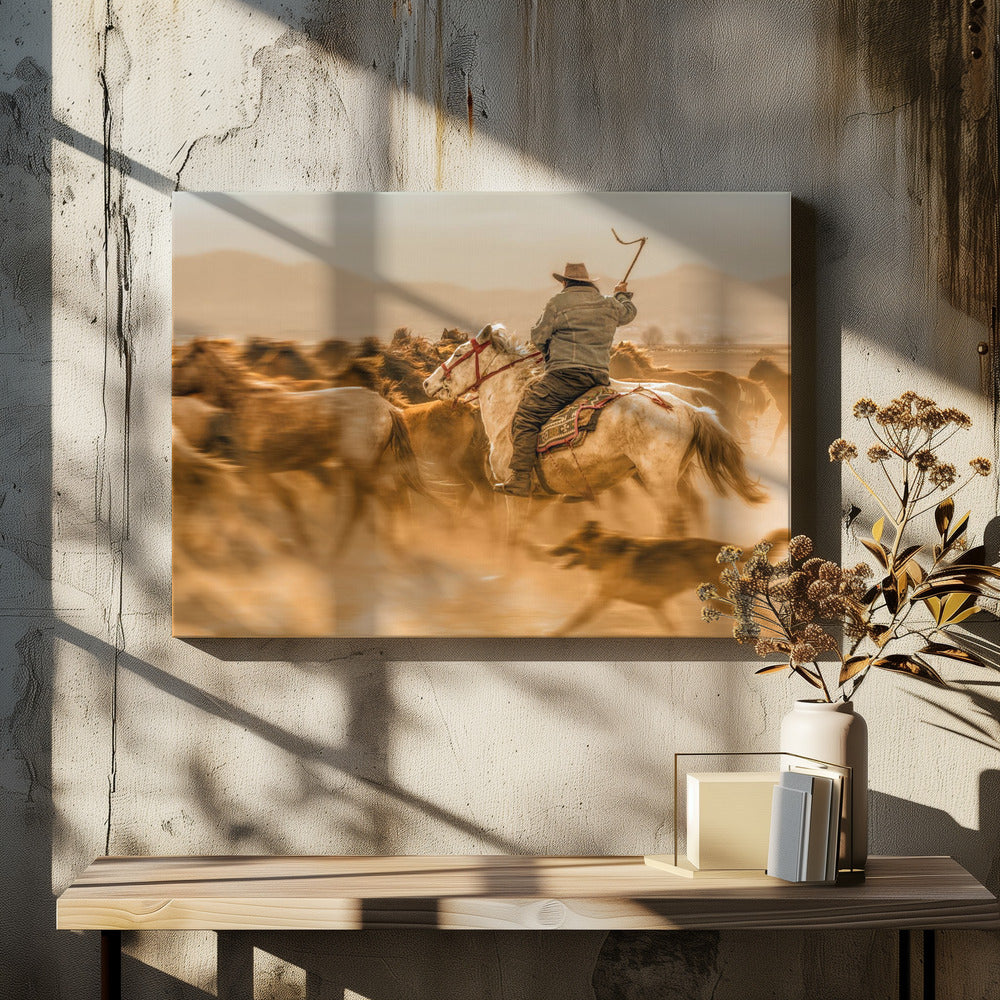 Décoration murale Chevaux sauvages (alias Yılkı Atları)