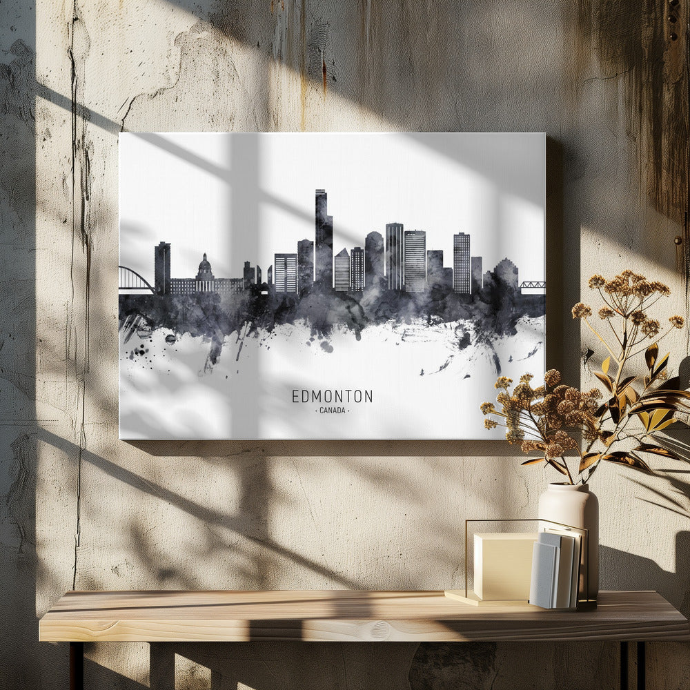 Décoration murale Edmonton Canada Skyline