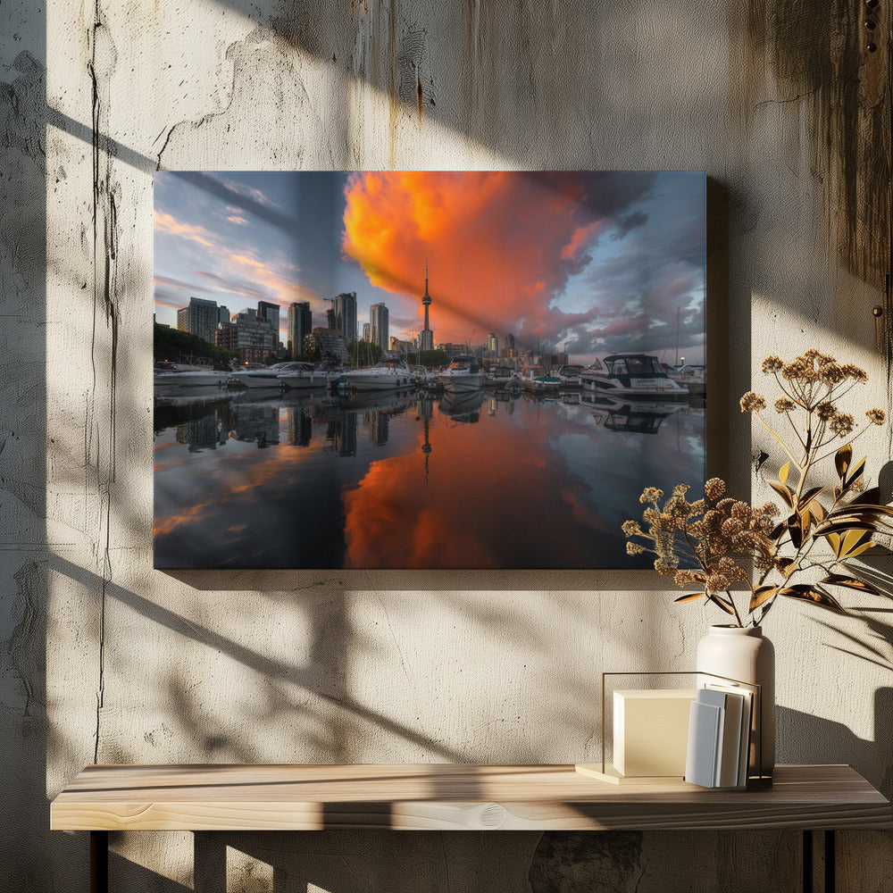 Décoration murale « Burn » de Toronto – Impression sur toile