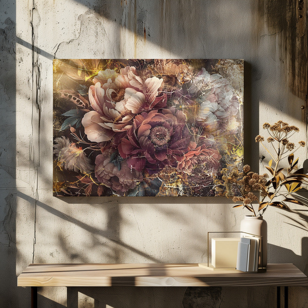 Décoration murale Fleur Art floral Illustration murale 096