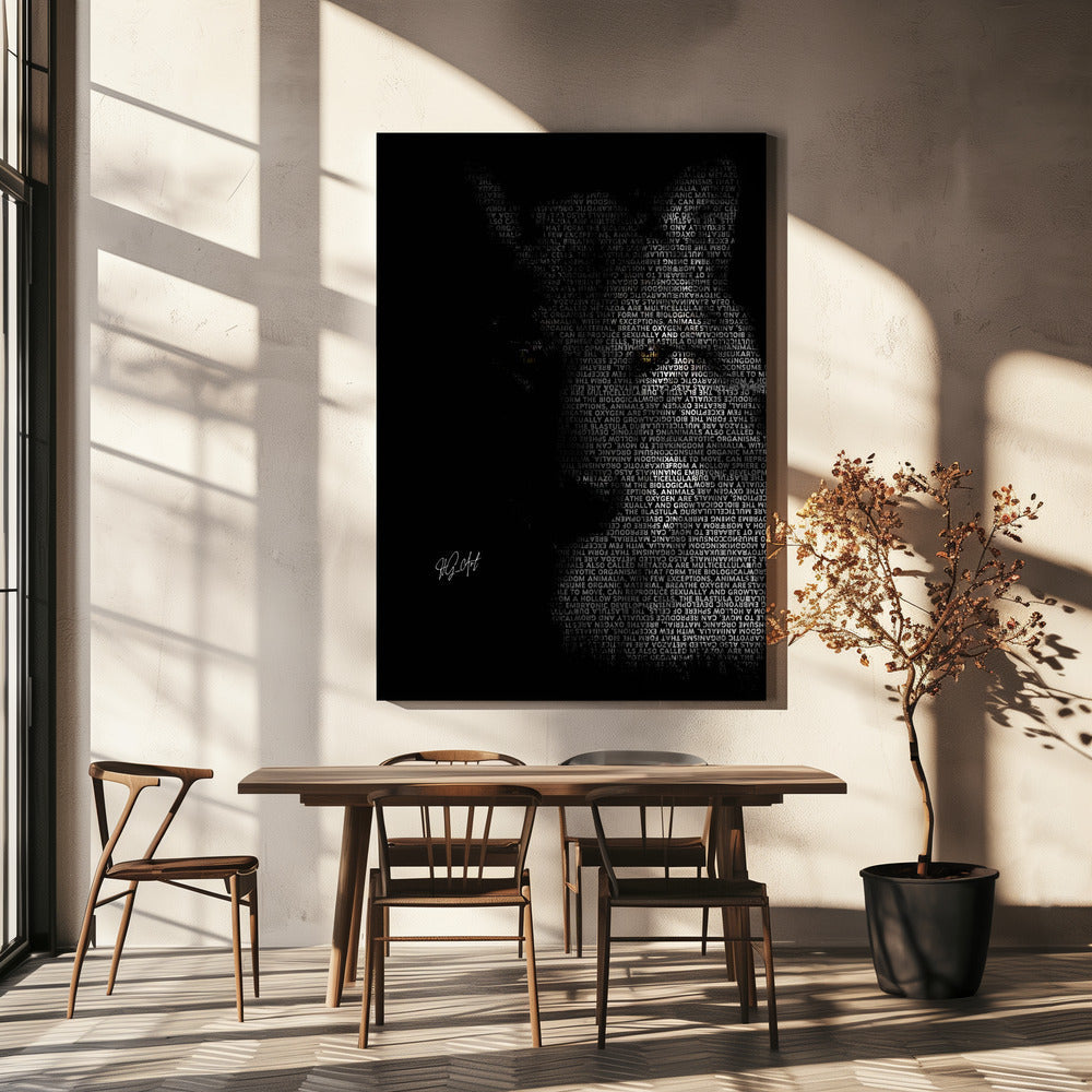 Décoration murale Loup