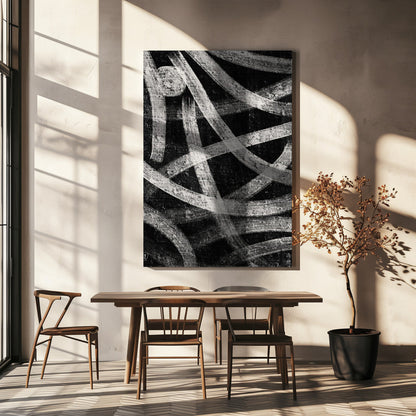 Art mural Champ la nuit
