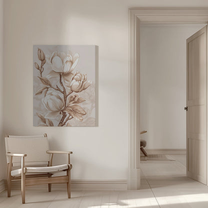 Beige Flowers 2