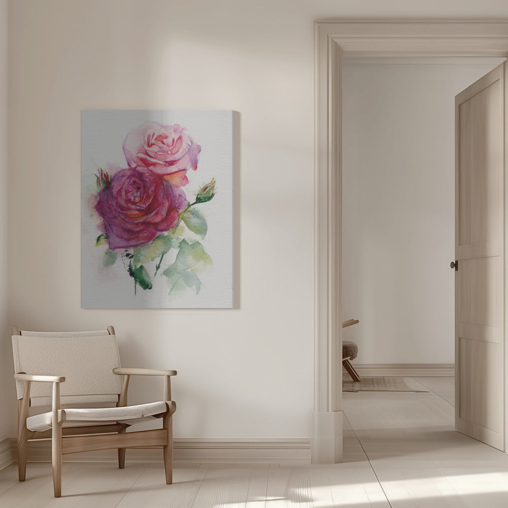Art mural Rose juin