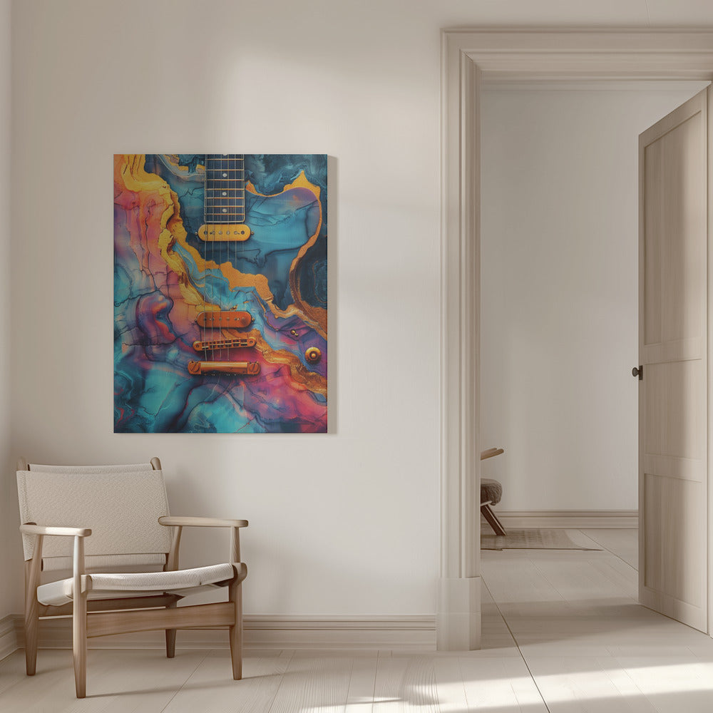 Music Guitar 3 Canvas Print