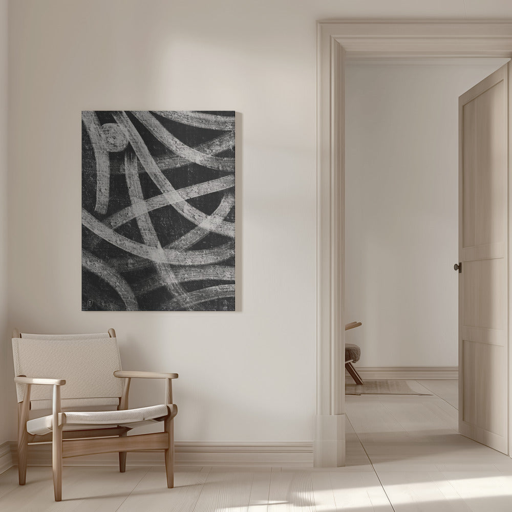 Art mural Champ la nuit