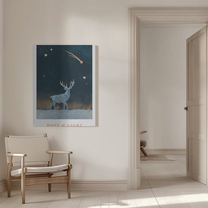 Décoration murale « Hope & Light », imprimée sur toile