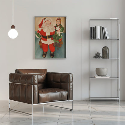 Décoration murale Demandez au Père Noël
