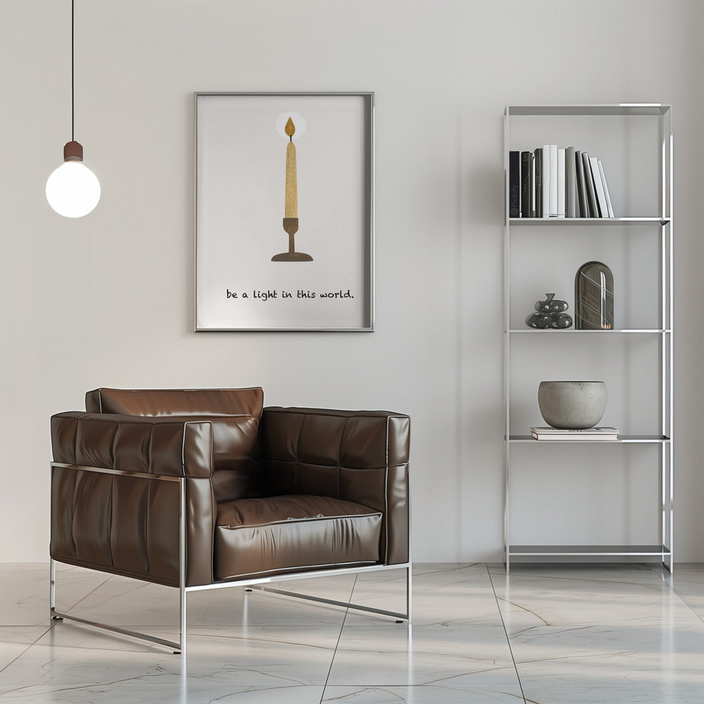 Décoration murale « Sois une lumière »
