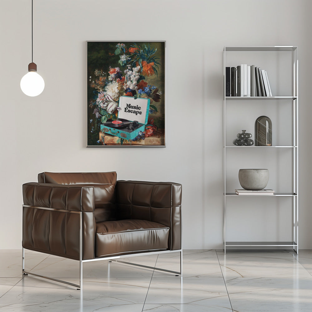 Wall art Music Escape Canvas Print