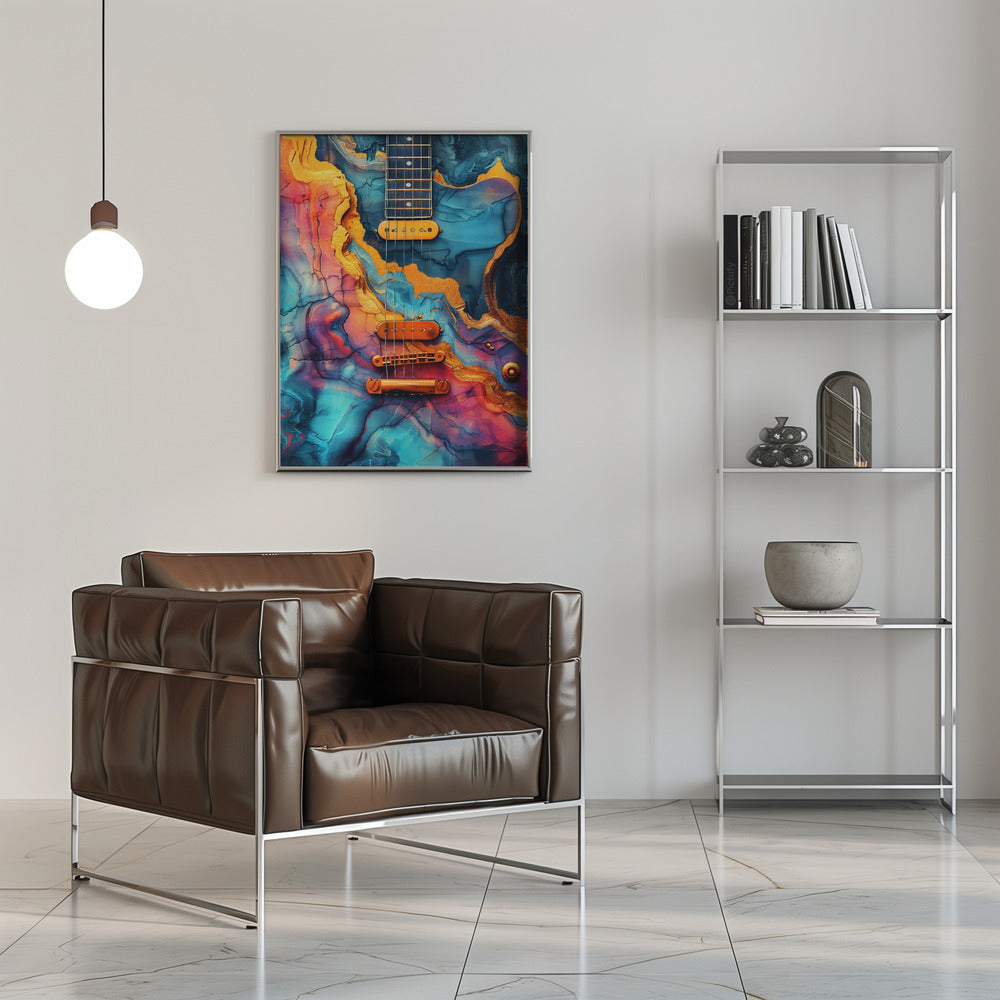 Music Guitar 3 Canvas Print