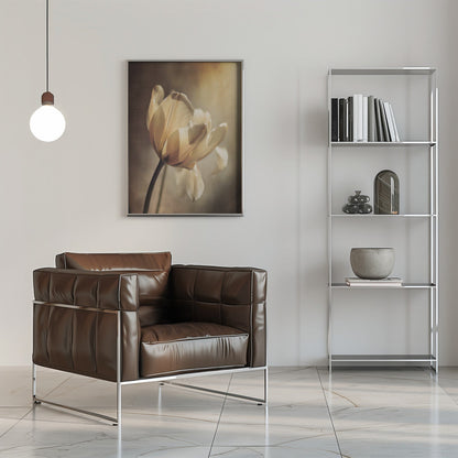 Art mural Tulipe pastel