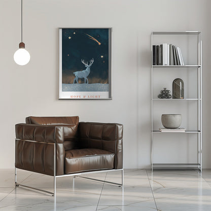 Décoration murale « Hope & Light », imprimée sur toile