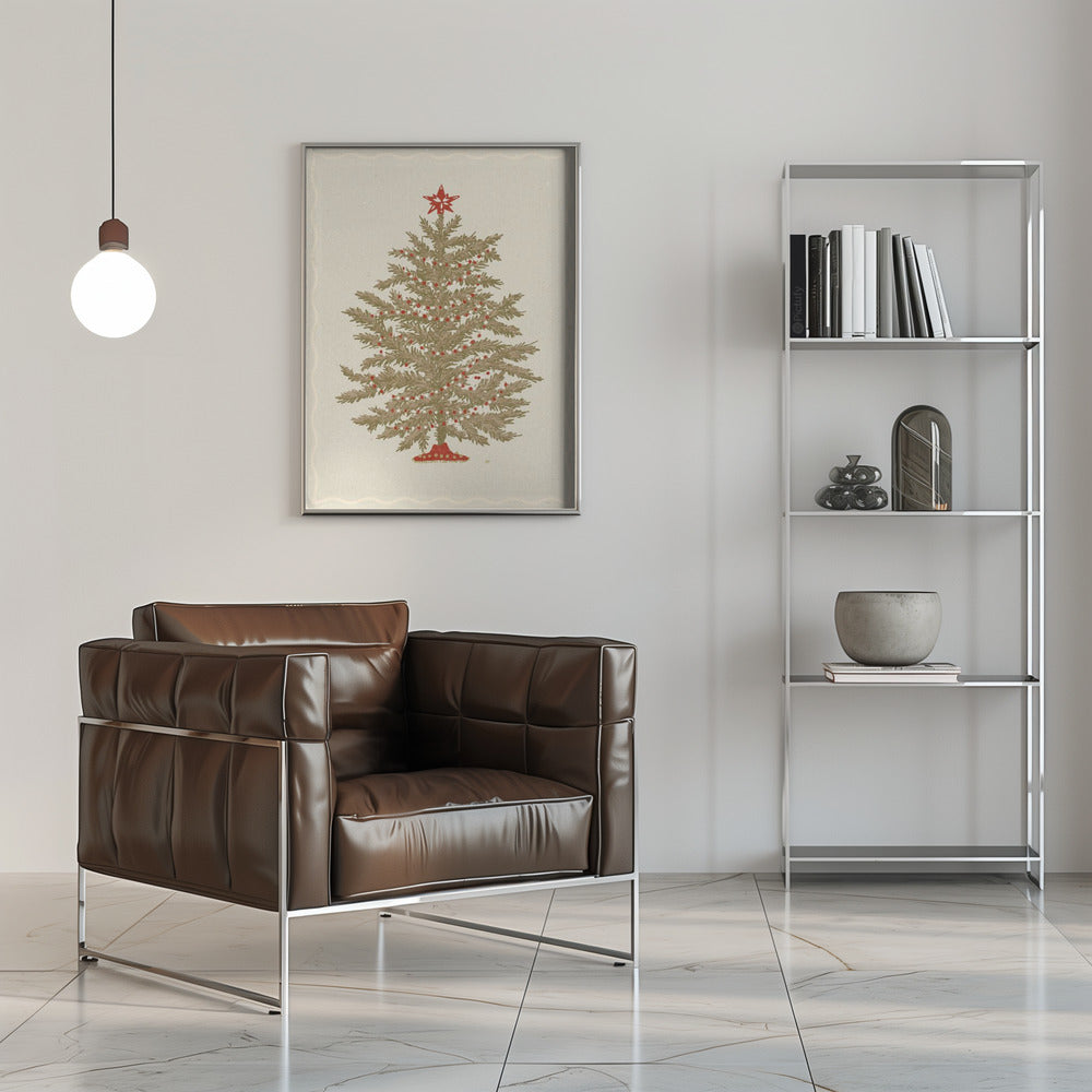 Décoration murale Sapin de Noël 02 Impression sur toile