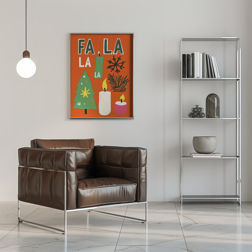 Impression sur toile « Fa la la »
