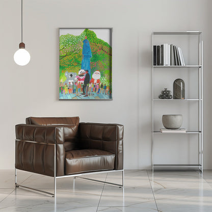 Wall art Street Concert Canvas Print