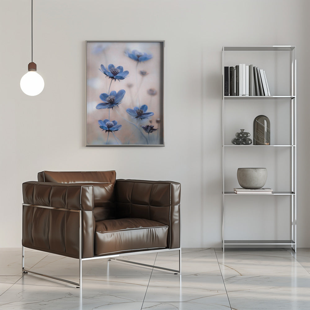 Art mural Cosmos bleu
