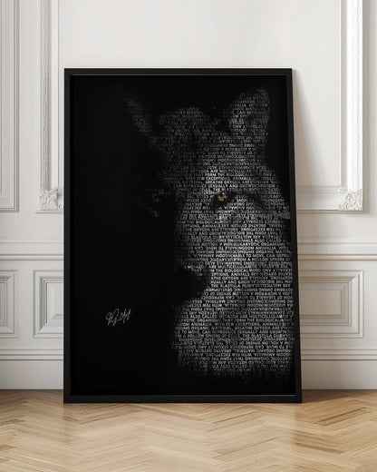 Décoration murale Loup