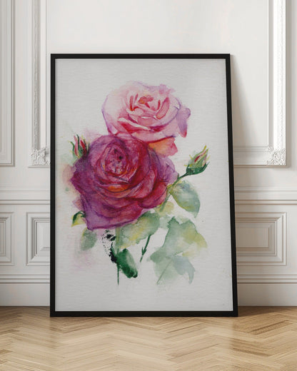 Art mural Rose juin