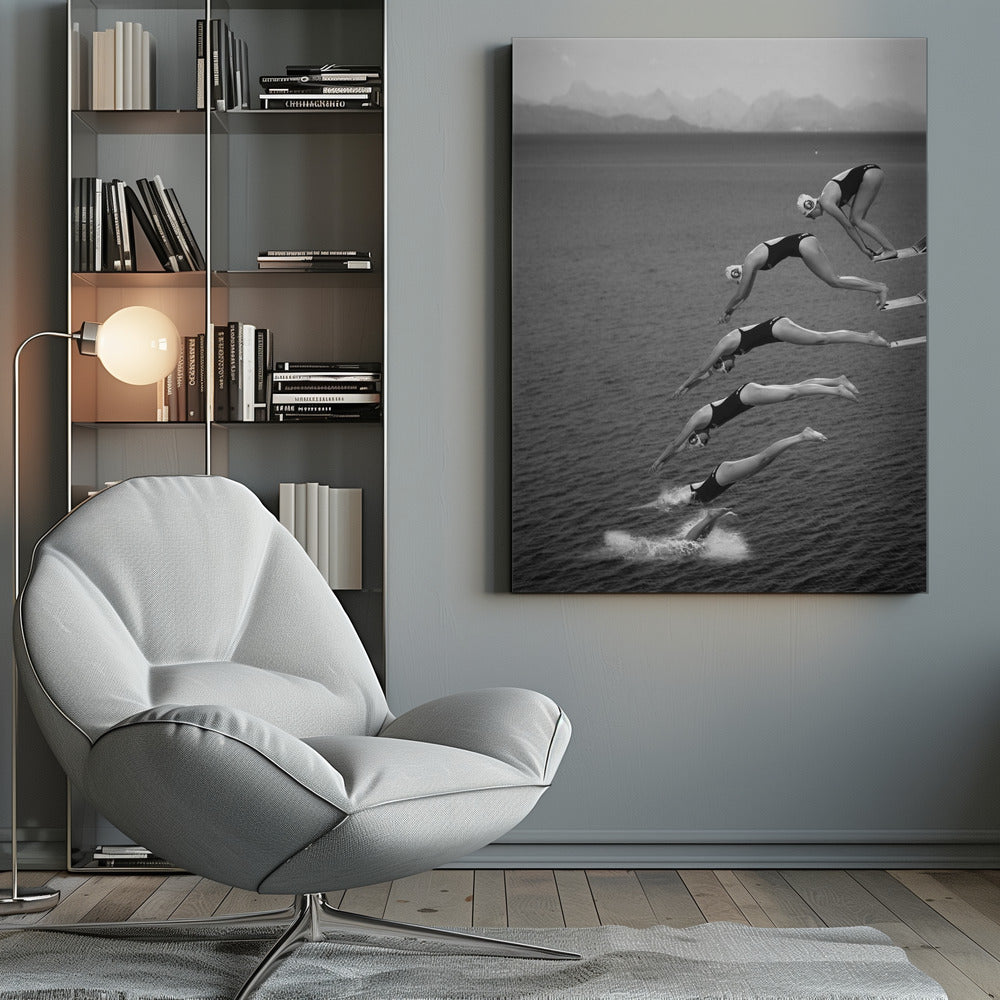 Wall art The beauty of diving