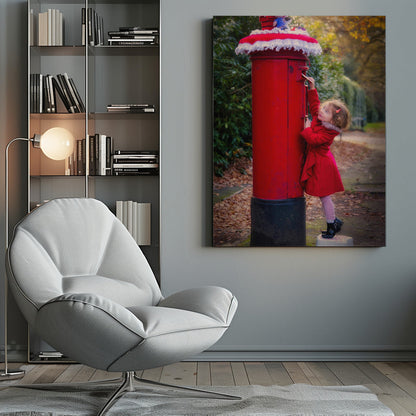 Wall art Posting to Santa