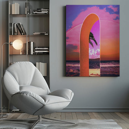 Décoration murale Portal Vaporwave
