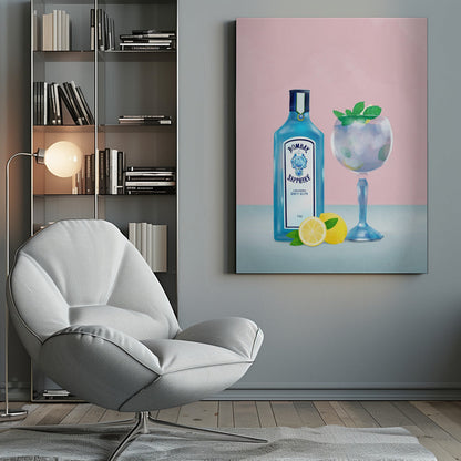 Décoration murale Cocktail au gin