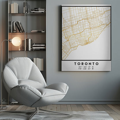Décoration murale 1 Cartes 16 Toiles