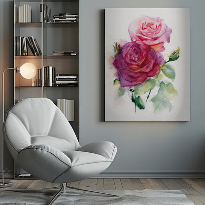 Art mural Rose juin