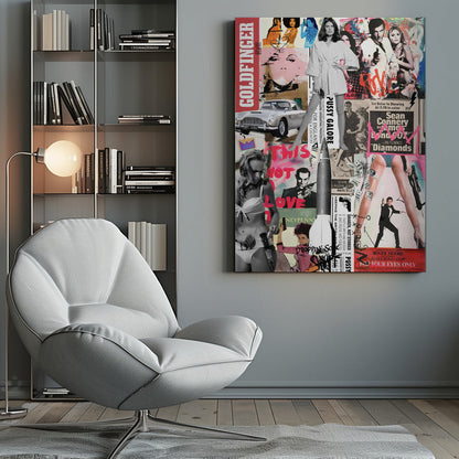 Art mural The Name's Bond